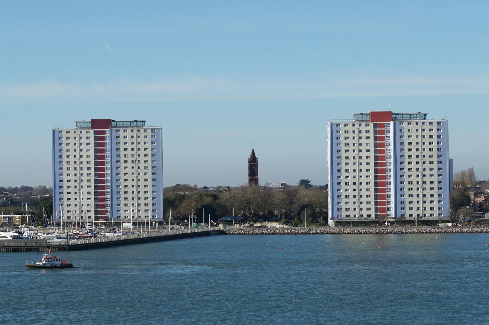 Portsmouth cityscape